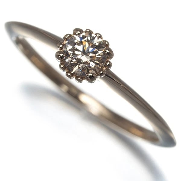 KASHIKEY RING DIAMOND MILL 18K 750 BROWN GOLD: KASHIKEY Ring Diamond Mill 18K 750 Brown Gold Brand: KASHIKEY Type: Ring Material: 18K / 750 / Brown Gold Main Stone/Creation Natural Color: None Size: US 4.5 Accessories: None Accessories