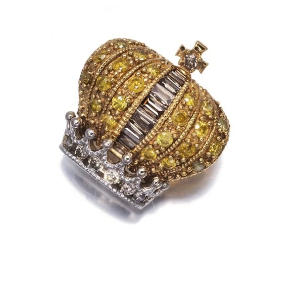 KASAHARA MASUMI PENDANT YELLOW &BROWN DIAMOND CROWN: KASAHARA MASUMI Pendant Yellow &Brown Diamond Crown Brand: KASAHARA MASUMI Type: Pendant Material: 18K / 750 / Yellow Gold 18K / 750 / White Gold Main Stone/Creation Natural Color: None Size: