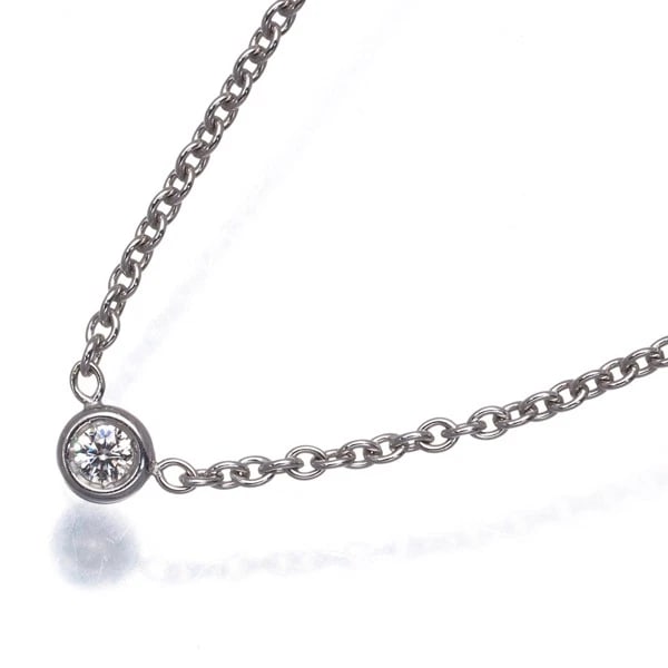 CHRISTIAN DIOR NECKLACE DIAMOND MIMIOUI SOLITAIRE: Christian Dior Necklace Diamond Mimioui Solitaire Brand: Christian Dior Type: Necklace Material: 18K / 750 / White Gold Main Stone/Creation Natural Color: None Size: Necklace length: 36 / 38cm