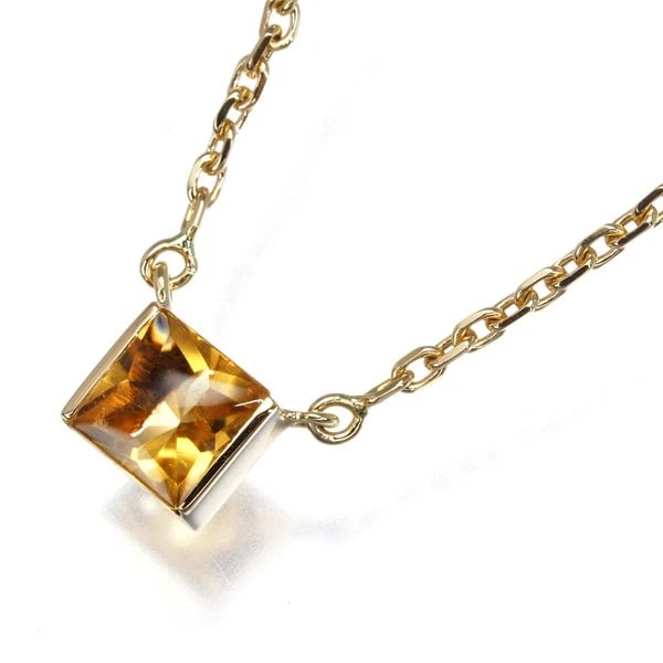 CARTIER NECKLACE CITRINE TANK 18K 750 YELLOW GOLD: Cartier Necklace Citrine Tank 18K 750 Yellow Gold Brand: Cartier Type: Necklace Material: 18K / 750 / Yellow Gold Main Stone/Creation Natural Color: None Size: Necklace length: 39 - 43cm Pendant s