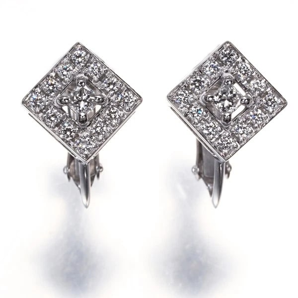 TASAKI EARRINGS DIAMOND SQUARE (1 of 2)