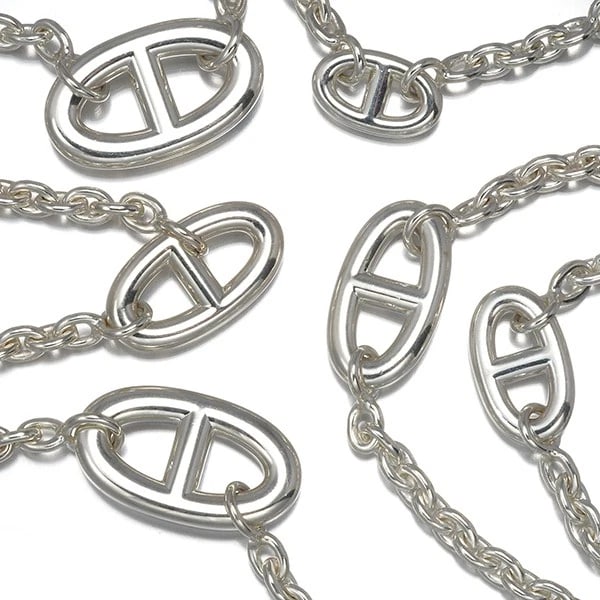 HERMES NECKLACE CHAINE D'ANCRE FARANDOLE 80 LONG (1 of 2)