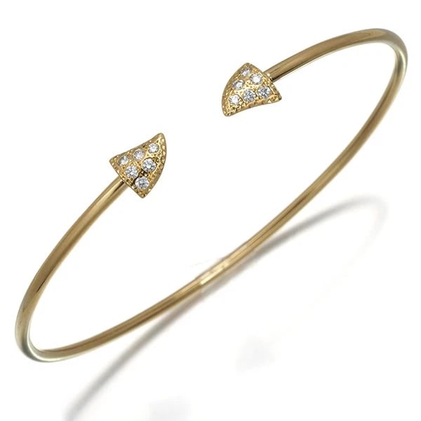 TASAKI BRACELET DIAMOND THORNS BANGLE 18K 750 YELLOW GOLD (1 of 2)