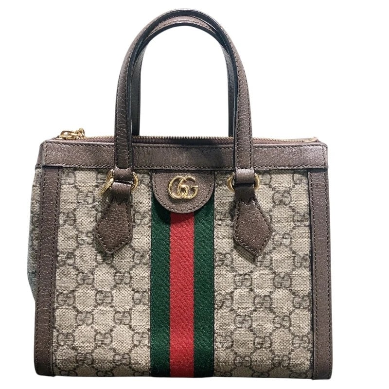 GUCCI OPHIDIA SMALL TOTE BAG SHOULDER BAG: GUCCI Ophidia Small Tote Bag Shoulder Bag Brand: GUCCI Type: Shoulder Bag Material: GG Supreme Color: Brown Gold Hardware Size: W9.4 x H7.9x D3.9inch Shoulder:0.0inch Accessories: None
