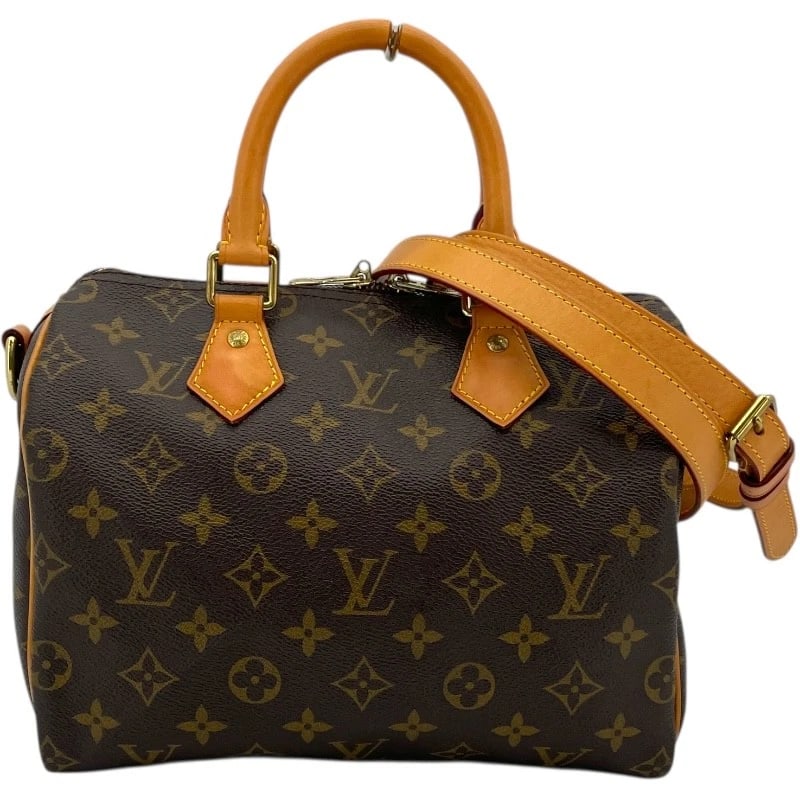 LOUIS VUITTON SPEEDY BANDRIERE 25 SHOULDER BAG: LOUIS VUITTON Speedy Bandriere 25 Shoulder Bag Brand: LOUIS VUITTON Type: Shoulder Bag Material: Monogram Color: Brown Size: W9.8 x H6.7x D5.9inch Shoulder:4,256.7inch Accessories: None