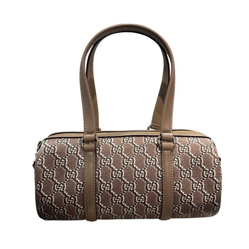GUCCI GG SHADOW 2-WAY BAG HANDBAG: GUCCI GG Shadow 2-Way Bag Handbag Brand: GUCCI Type: Handbag Material: PVC / Leather Color: beige Size: W9.6 x H4.7x D4.7inch Shoulder:40.2inch Accessories: None Accessories Notice: When p
