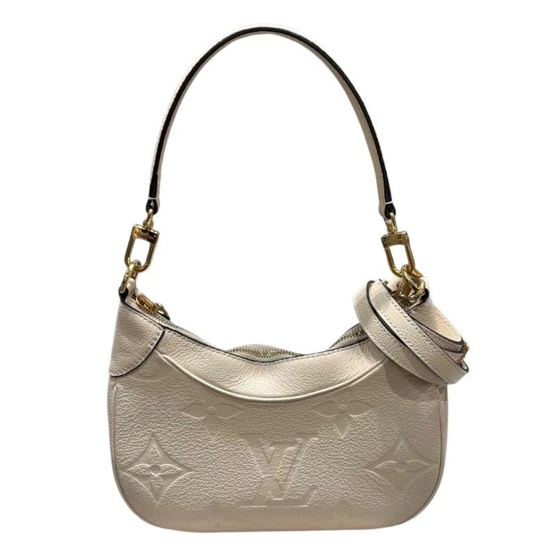 LOUIS VUITTON BAGATELLE NM SHOULDER BAG: LOUIS VUITTON Bagatelle NM Shoulder Bag Brand: LOUIS VUITTON Type: Shoulder Bag Material: Monogram ? An plant Color: white Size: W9.4 x H7.5x D2.8inch Shoulder:31.9inch Accessories: None