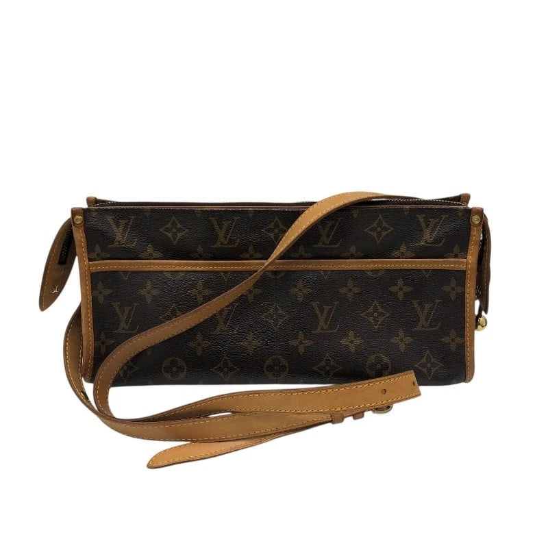 LOUIS VUITTON POPANCOURT RON SHOULDER BAG: LOUIS VUITTON Popancourt Ron Shoulder Bag Brand: LOUIS VUITTON Type: Shoulder Bag Material: Monogram campus Color: Gold Hardware Size: W11.8 x H5.1x D4.7inch Shoulder:45.7inch Accessories: