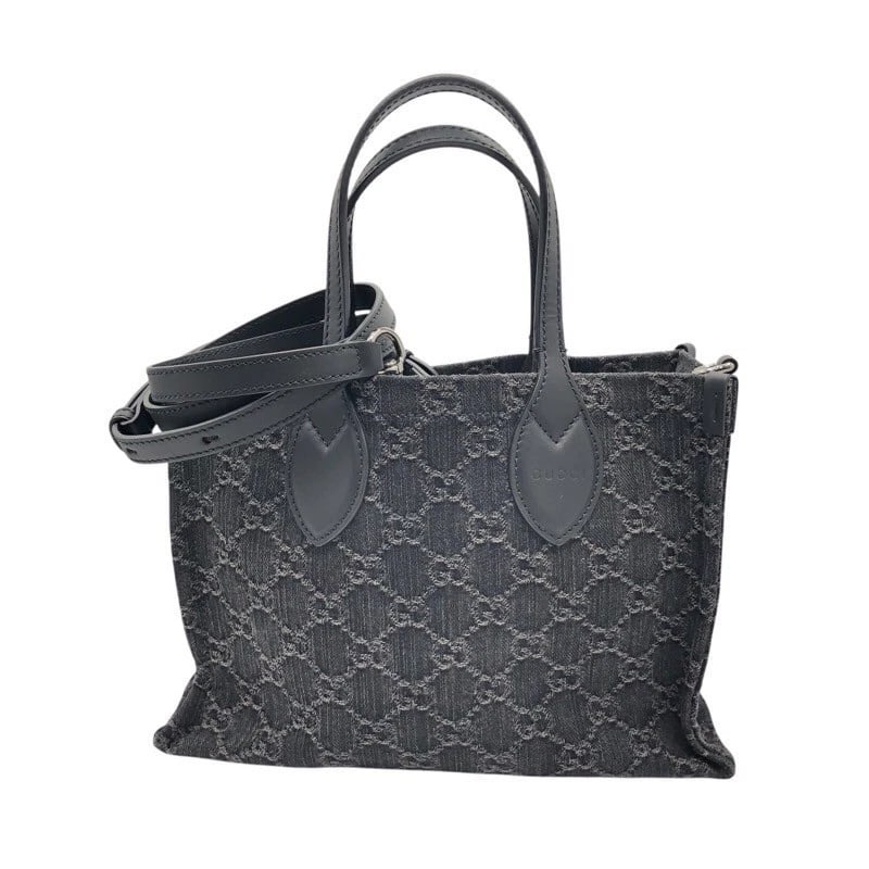 GUCCI OPHIDIA MEDIUM TOTE BAG: GUCCI Ophidia Medium Tote Bag Brand: GUCCI Type: Tote Bag Material: GG denim Color: dark blue Size: W10.6 x H7.5x D4.3inch Shoulder:42.5inch Accessories: None Accessories Notice: When