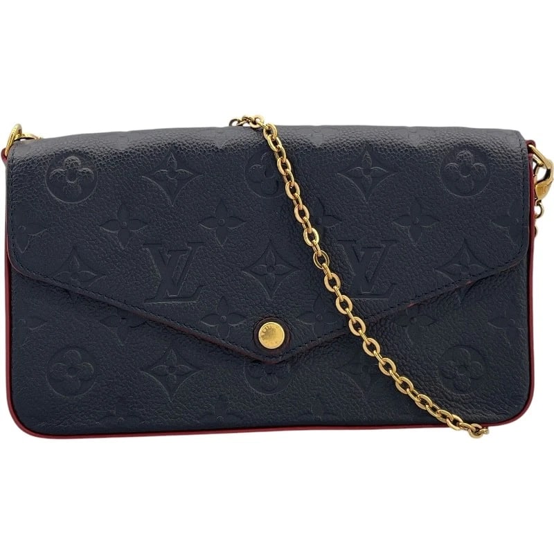 LOUIS VUITTON POCHETTE FERRY SHOULDER BAG: LOUIS VUITTON Pochette ferry Shoulder Bag Brand: LOUIS VUITTON Type: Shoulder Bag Material: Ann Platt Color: Marine Rouge GDHardware Size: W8.3 x H4.7x D1.2inch Shoulder:45.3inch Accessories: