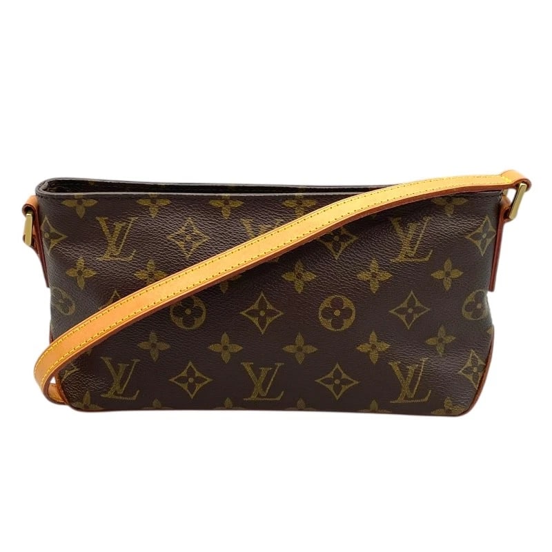 LOUIS VUITTON TROTTER SHOULDER BAG: LOUIS VUITTON Trotter Shoulder Bag Brand: LOUIS VUITTON Type: Shoulder Bag Material: Monogram canvas Color: Brown Size: W9.8 x H5.1x D3.0inch Shoulder:45.3inch Accessories: None Accessories