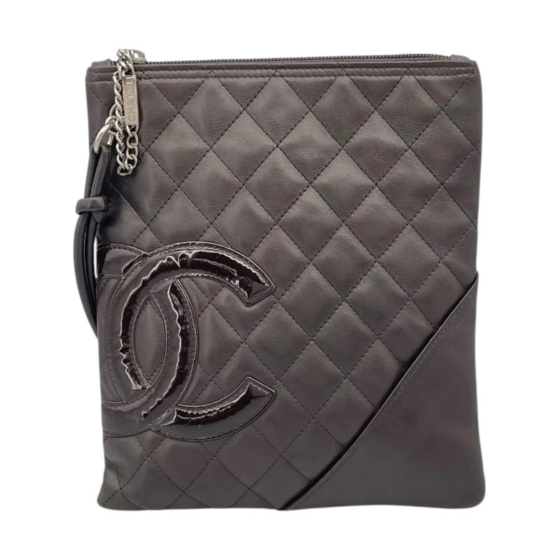 CHANEL CAMBON LINE SHOULDER SHOULDER BAG: CHANEL Cambon line Shoulder Shoulder Bag Brand: CHANEL Type: Shoulder Bag Material: Calfskin Color: Black SVHardware Size: W7.5 x H9.8x D1.2inch Shoulder:47.2inch Accessories: None