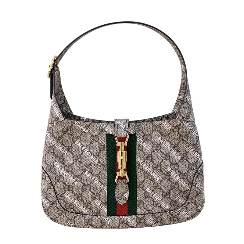 GUCCI JACKIE 2WAY BALENCIAGA COLLABORATION HANDBAG (1 of 10)