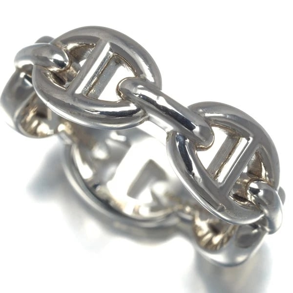 HERMES RING CHAINE D'ANCRE ENCHAINE PM 925 STERLING SILVER (1 of 2)