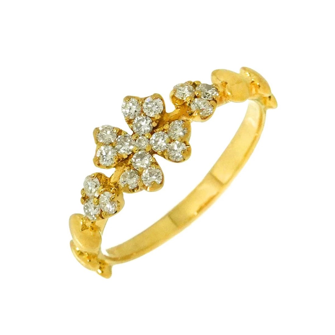 DIAMOND RING 18K YG YELLOW GOLD 750: Diamond Ring 18K YG Yellow Gold 750 Brand: Unbranded Type: Ring Material: 18K Yellow Gold Main Stone/Creation Natural Color: Yellow Gold Size: 5.5-5.75(US) Accessories: None Accessories