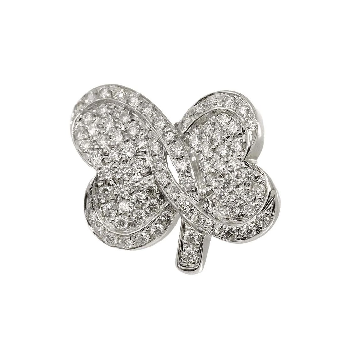 DIAMOND EARRING PIERCED 18K: Diamond Earring Pierced 18K Brand: Unbranded Type: Earrings Material: 18K White Gold Main Stone/Creation Natural Color: White Gold Size: W 15.5 X H 15mm Accessories: None Accessories Notice: