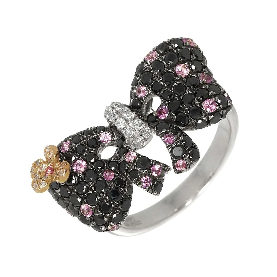 DIAMOND SAPPHIRE RING 18K WG PG 750: Diamond Sapphire Ring 18K WG PG 750 Brand: Unbranded Type: Ring Material: 18K White Gold Main Stone/Creation Natural Color: White Gold Size: 6(US) Accessories: None Accessories Notice: When