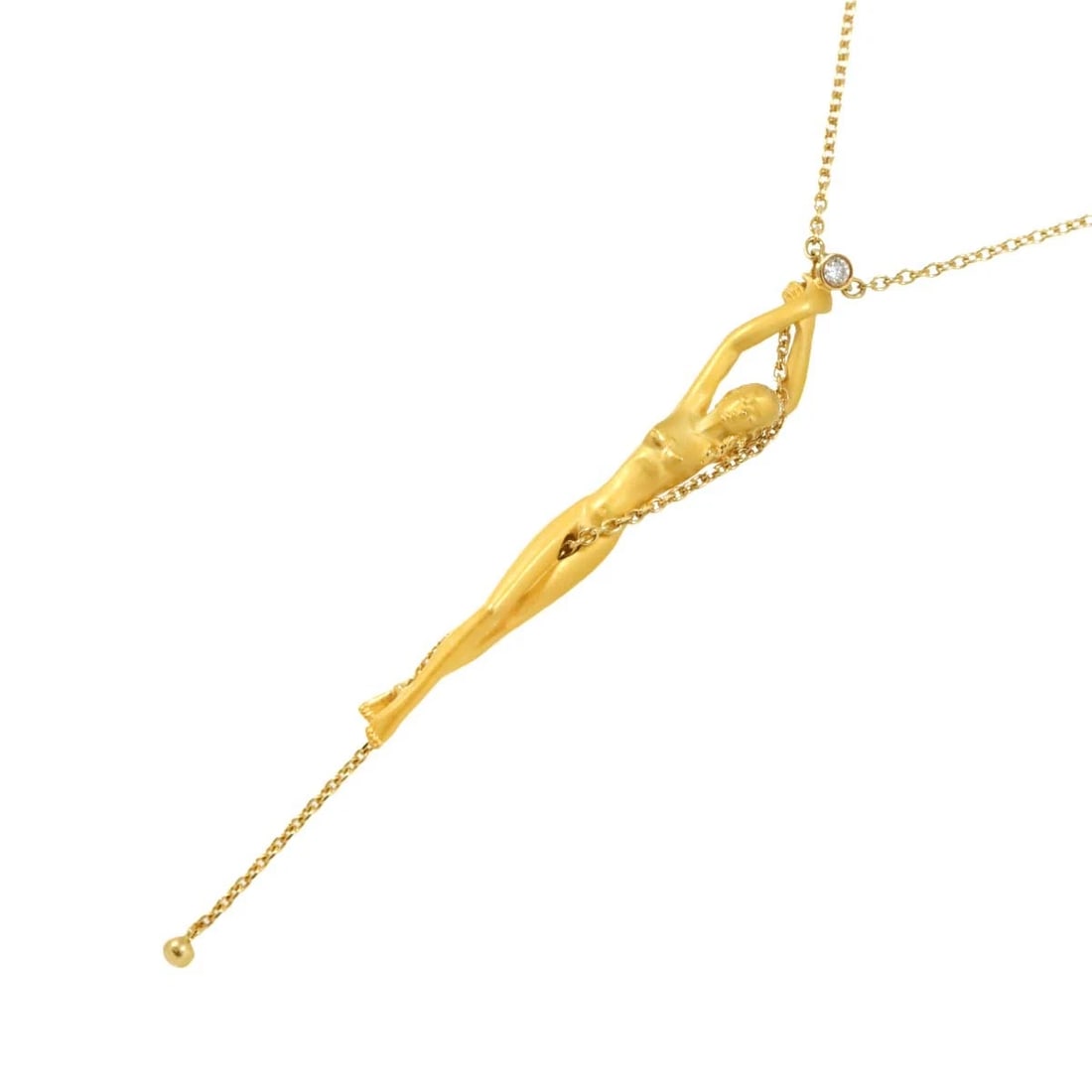 CARRERA Y CARRERA DIAMOND NECKLACE 18K YG 750: Carrera y Carrera Diamond Necklace 18K YG 750 Brand: Carrera y Carrera Type: Necklace Material: 18K Yellow Gold Main Stone/Creation Natural Color: Yellow Gold Size: internal circumference of the c