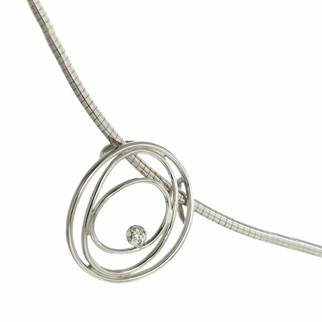 TASAKI DIAMOND NECKLACE 18K WG WHITE GOLD 750: TASAKI Diamond Necklace 18K WG White Gold 750 Brand: TASAKI Type: Necklace Material: 18K White Gold Main Stone/Creation Natural Color: White Gold Size: internal circumference of the