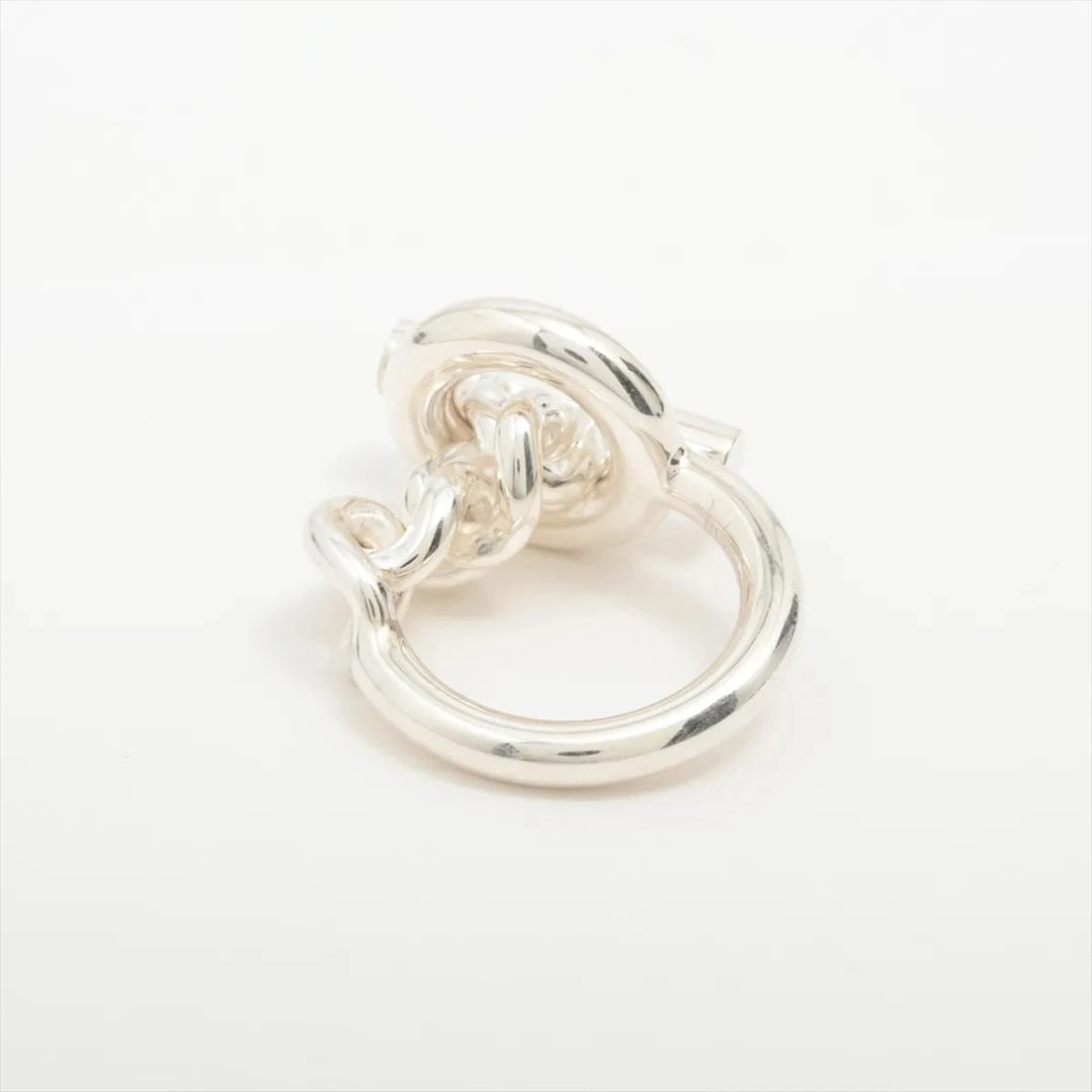 HERMÈS CROISET RING SILVER - 2