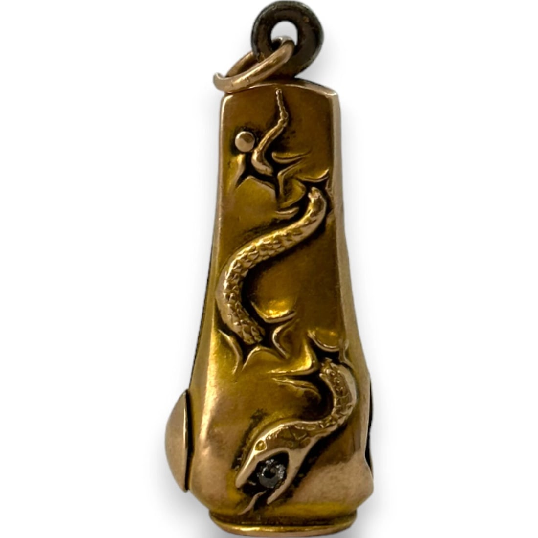 ANTIQUE VICTORIAN 10KT GOLD POCKET WATCHCHARM PENDANT (1 of 4)