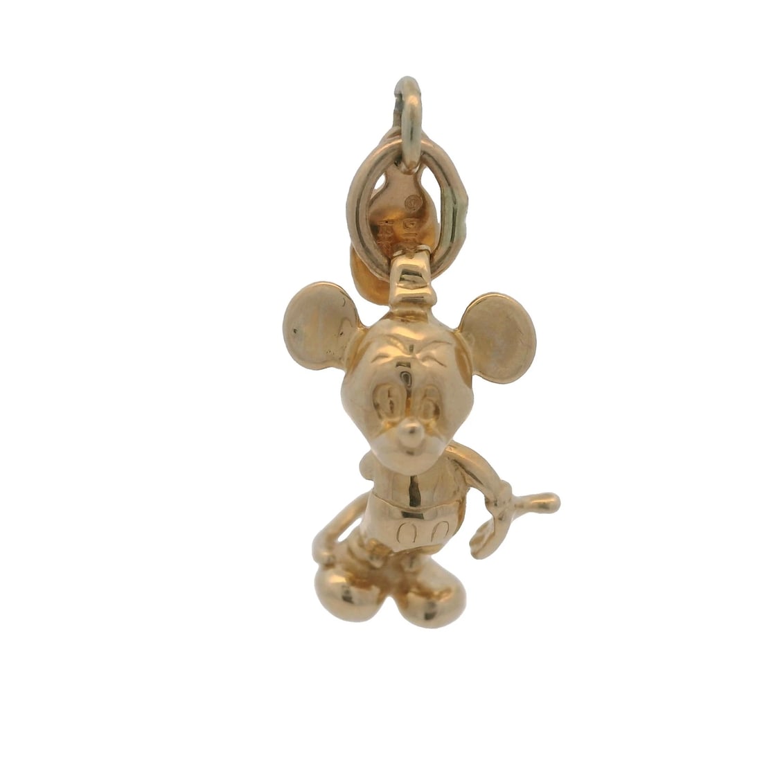 DISNEY 14KT YELLOW GOLD MICKEY MOUSE DANGLE CHARM (1 of 4)