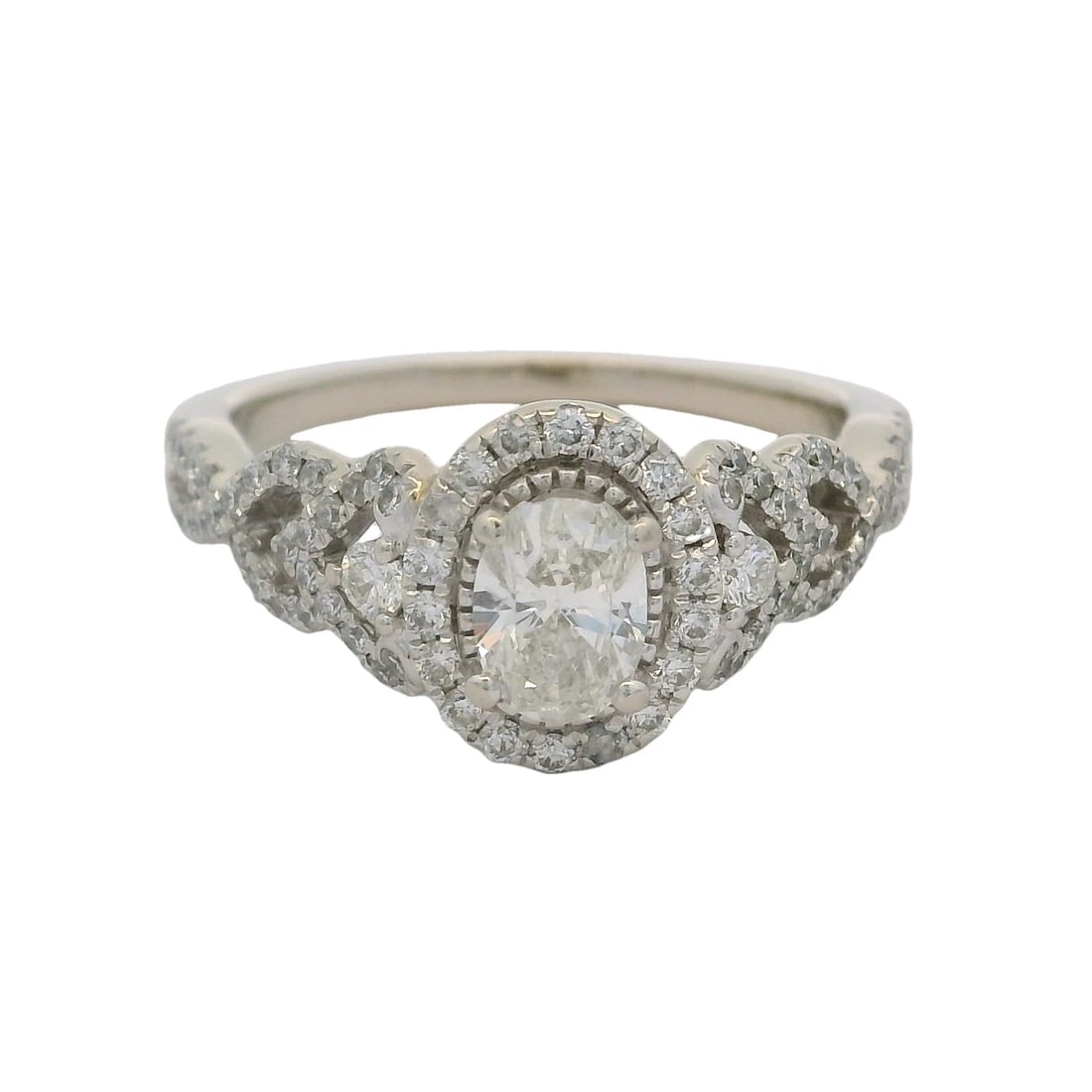 VERA WANG LOVE OVAL DIAMOND SOLITAIRE RING DIAMOND SIZE 8 (1 of 6)