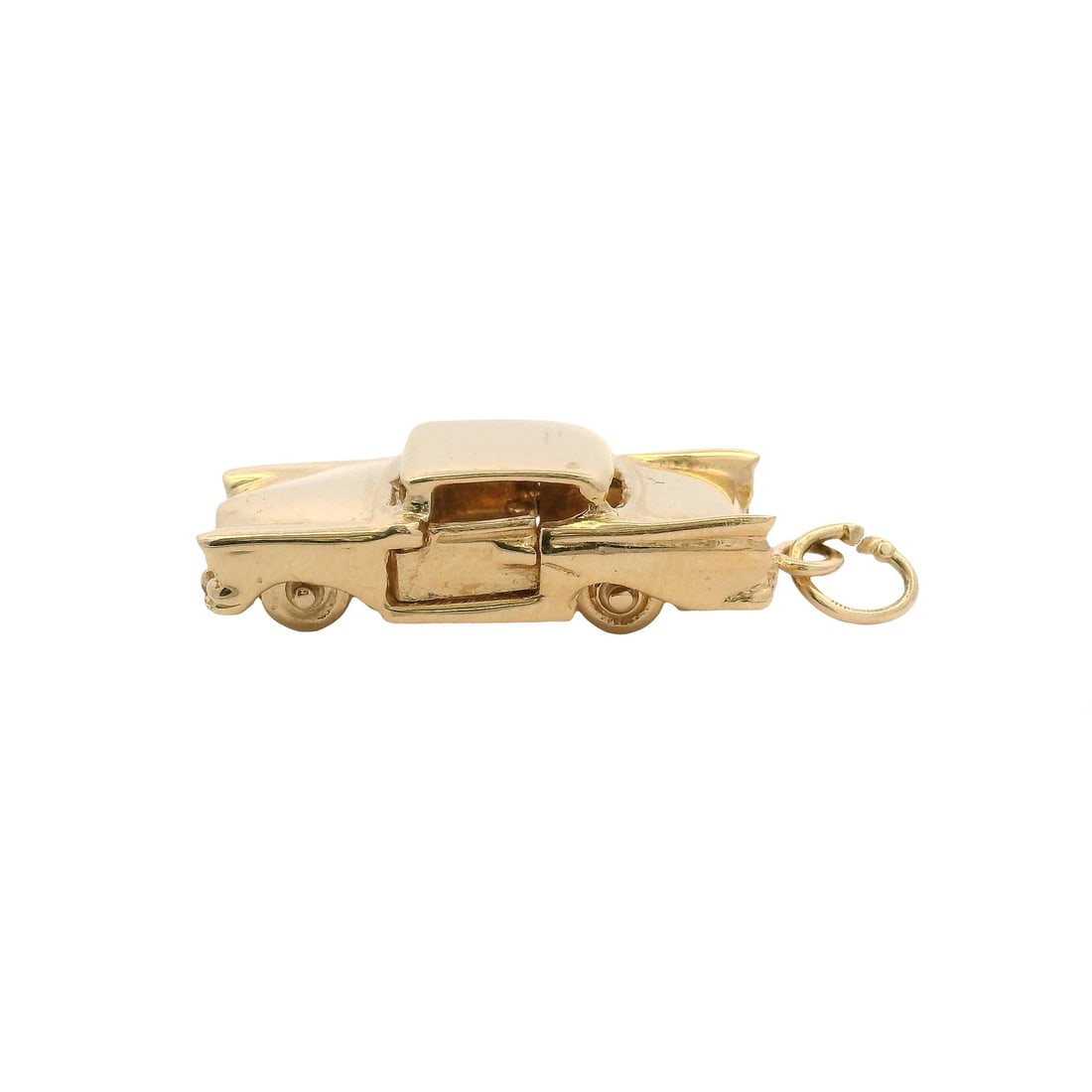 VINTAGE SOLID 14KT YELLOW GOLD CADILLAC CHARM (1 of 6)