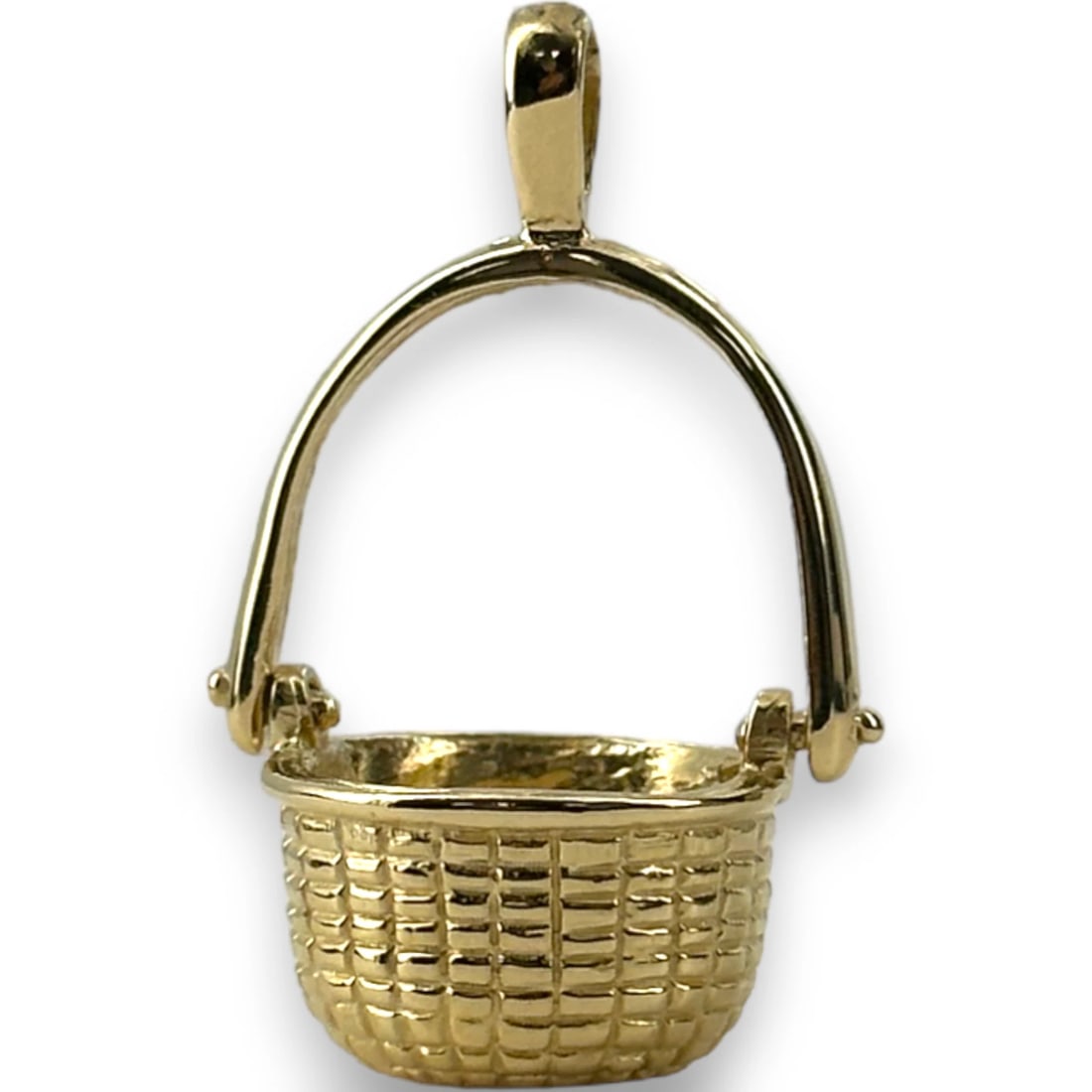 VINTAGE HANGING 14K YELLOW GOLD CHARM PENDANT (1 of 3)