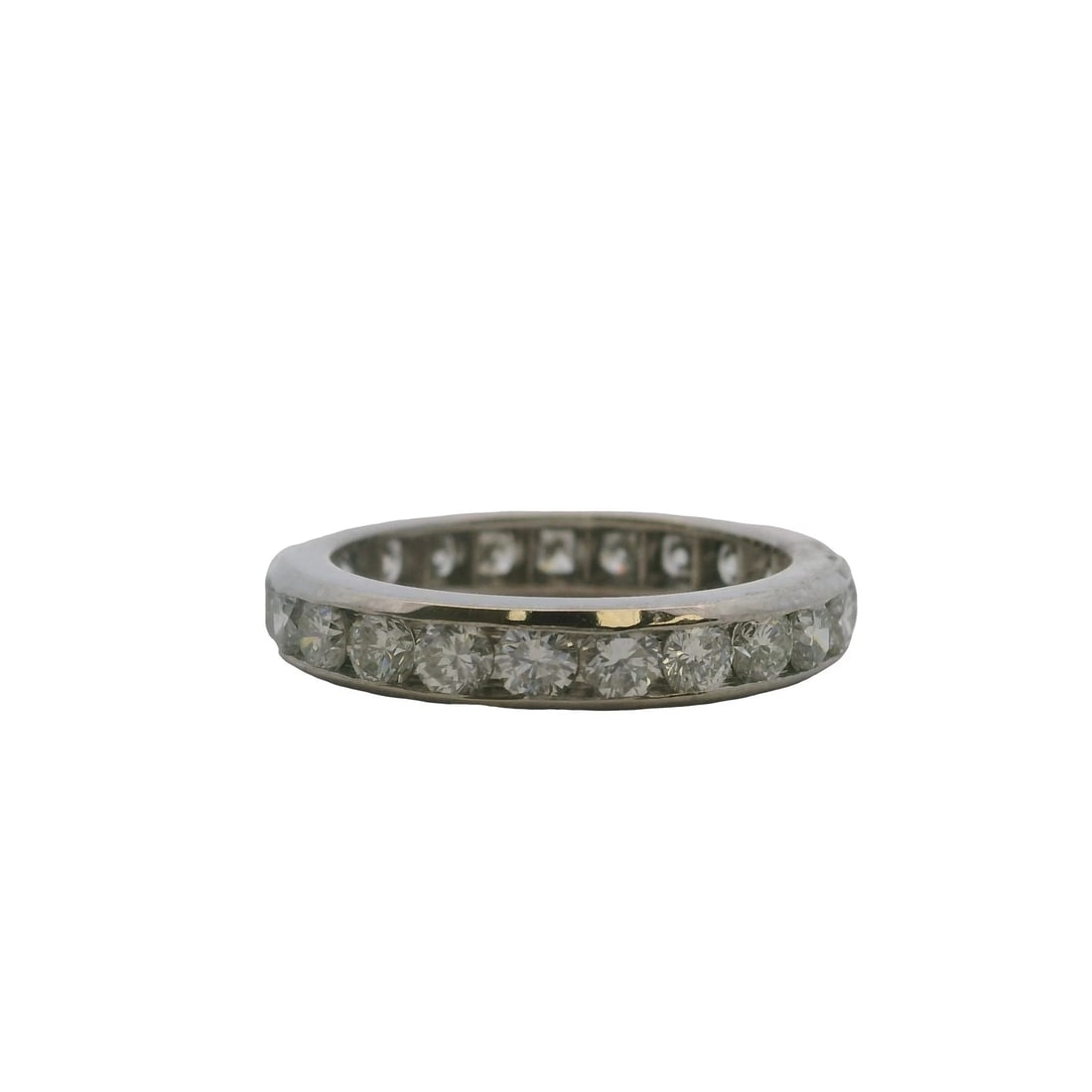 DIAMOND CHANNEL-SET ETERNITY STACKABLE BAND RING - 4