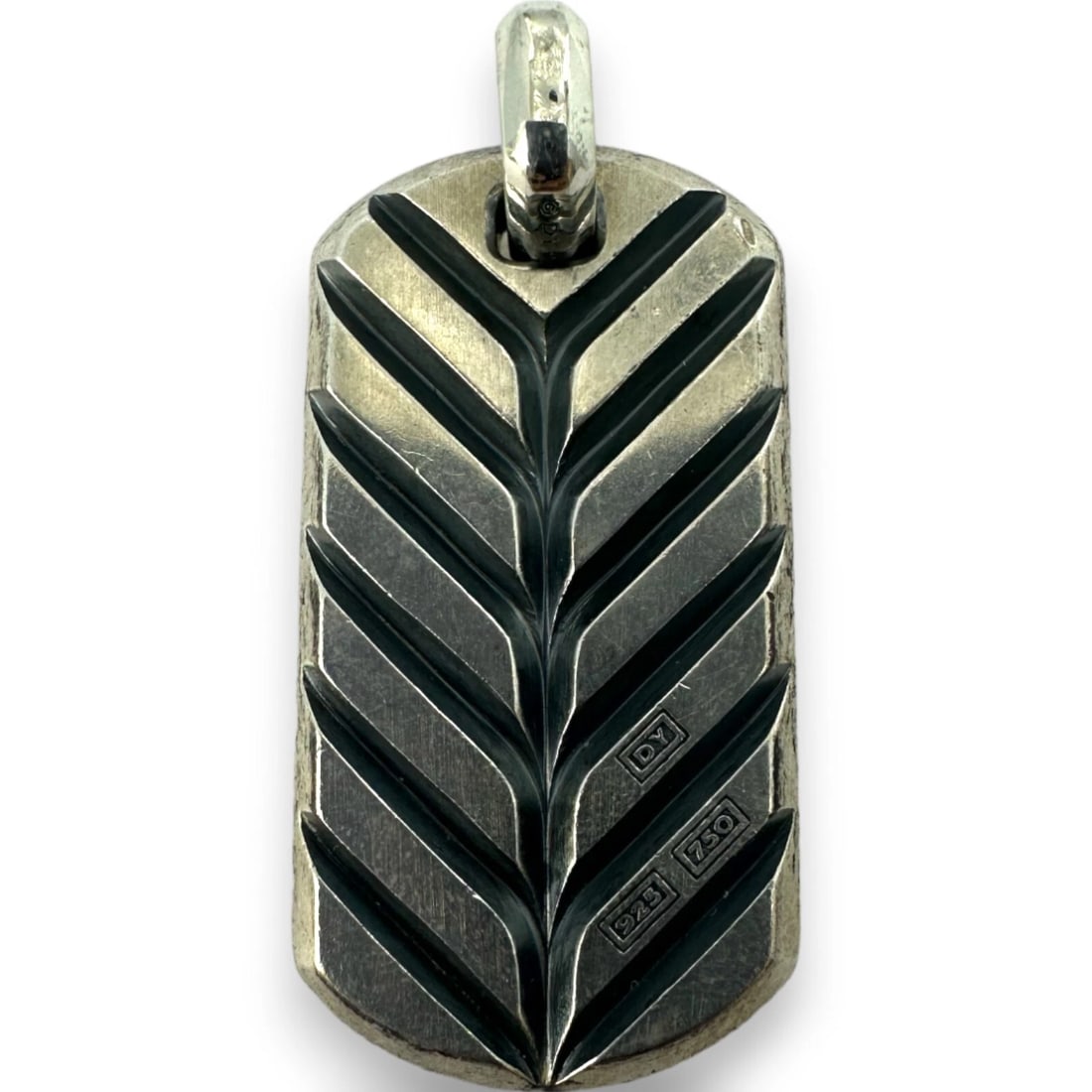 DAVID YURMAN 925 SILVER 18KT GOLD PENDANT CHARM (1 of 3)