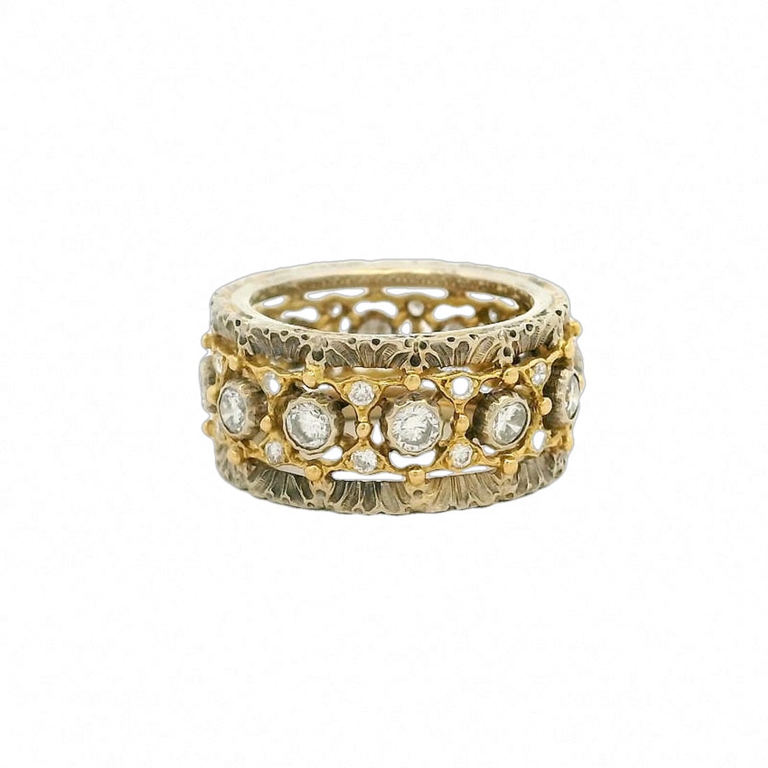 BUCCELLATI RETIRED DIAMOND ETERNITY BAND RING (1 of 3)