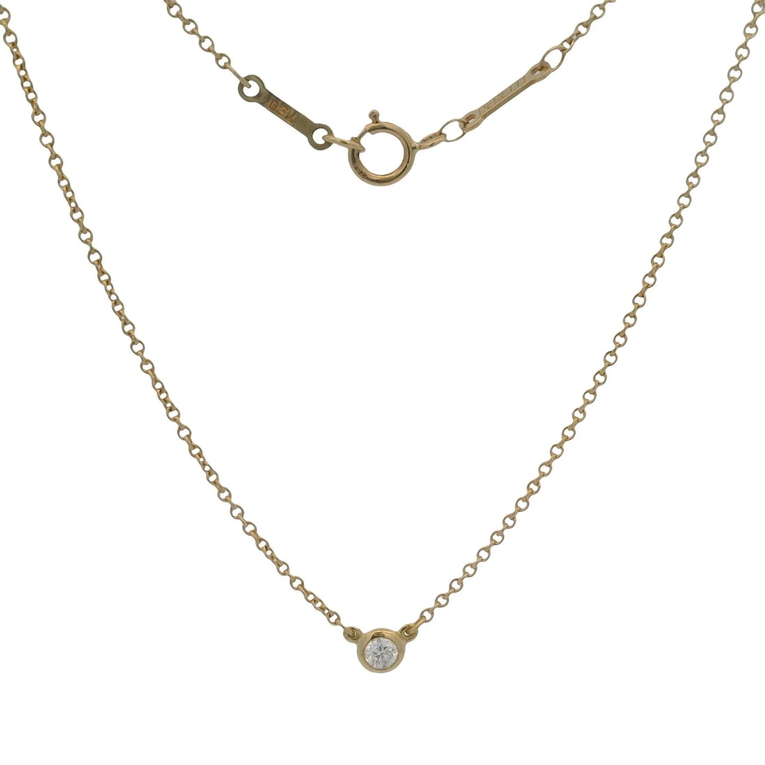 VINTAGE TIFFANY & CO ELSA PERETTI DIAMOND DIAMOND NECKLACE (1 of 6)