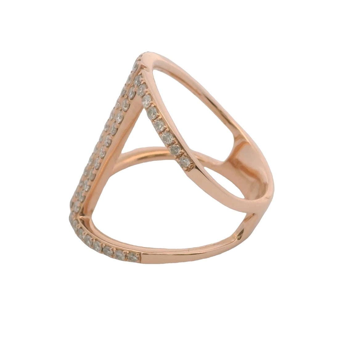 EFFY SOLID AND DIAMOND COCKTAIL LONG CAGE RING - 3