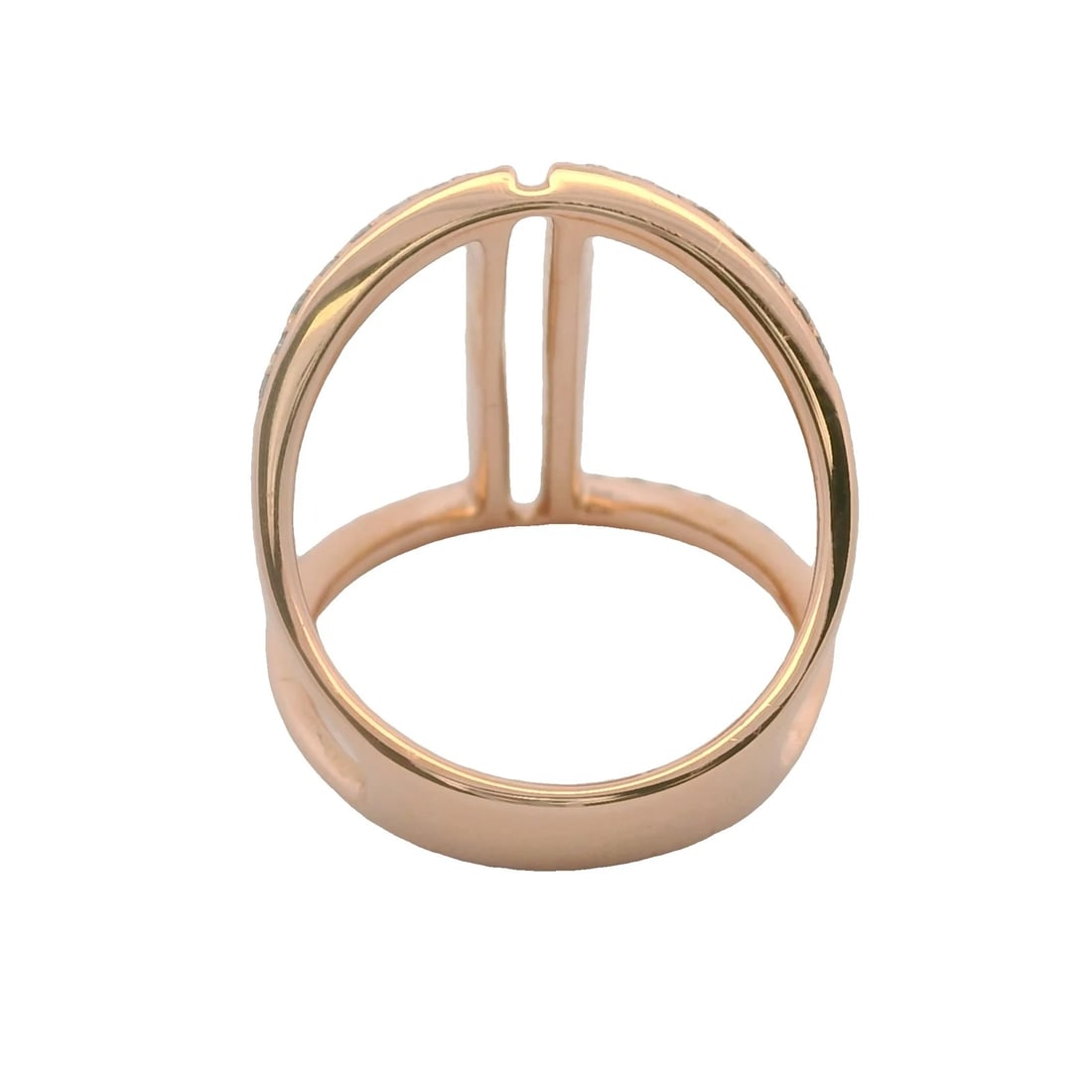 EFFY SOLID AND DIAMOND COCKTAIL LONG CAGE RING - 6