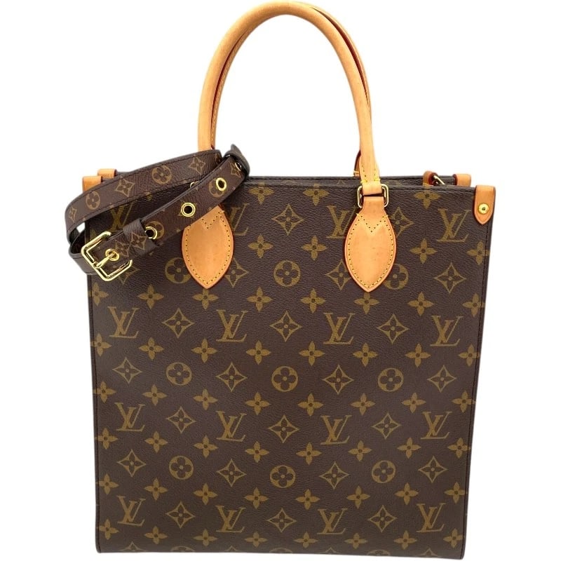 LOUIS VUITTON SAC PLATPM SHOULDER BAG: LOUIS VUITTON Sac PlatPM Shoulder Bag Brand: LOUIS VUITTON Type: Shoulder Bag Material: Monogram Color: Brown Size: W11.8 x H12.2x D3.9inch Shoulder:27.6inch Accessories: None Accessories