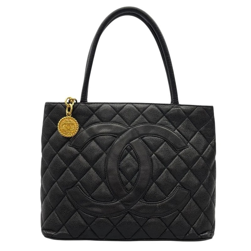 CHANEL STANDARD TOTE BAG: CHANEL Standard Tote Bag Brand: CHANEL Type: Tote Bag Material: Caviar skin Color: Black Gold Hardware Size: W11.4 x H9.1x D5.7inch Accessories: None Accessories Notice: When purchasing