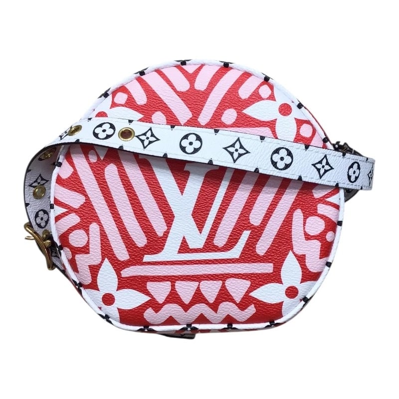 LOUIS VUITTON BOWAT CHAPO SUPLE SHOULDER BAG: LOUIS VUITTON Bowat Chapo Suple Shoulder Bag Brand: LOUIS VUITTON Type: Shoulder Bag Material: PVC Color: Red Size: W6.7 x H6.3x D2.8inch Shoulder:46.5inch Accessories: None Accessories No