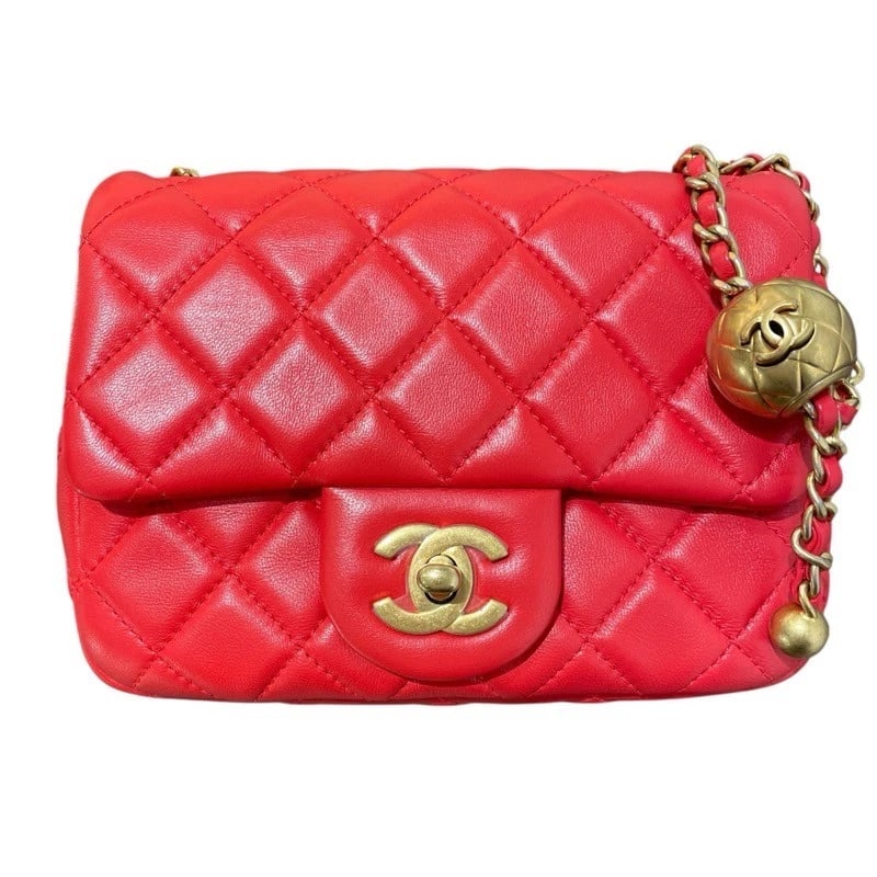 CHANEL MATELASSE BALL CHAIN SHOULDER BAG (1 of 8)