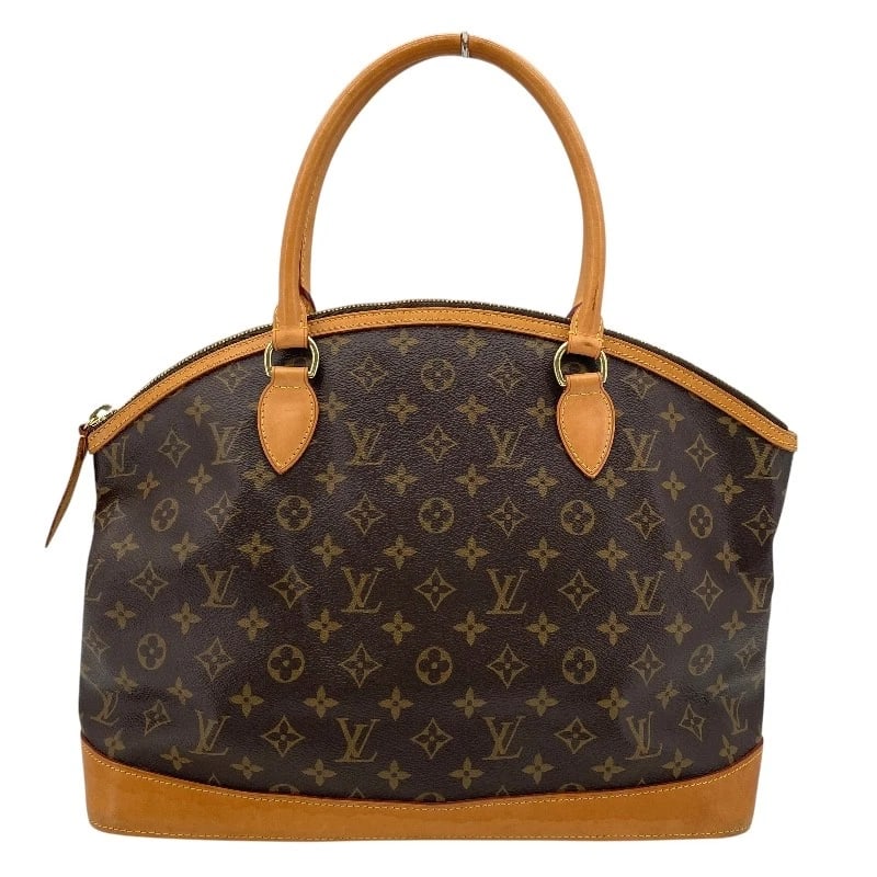 LOUIS VUITTON ROCK IT HORIZONTAL HANDBAG: LOUIS VUITTON Rock It Horizontal Handbag Brand: LOUIS VUITTON Type: Handbag Material: Monogram canvas Color: Brown Size: W17.3 x H12.2x D5.1inch Accessories: None Accessories Notice: When