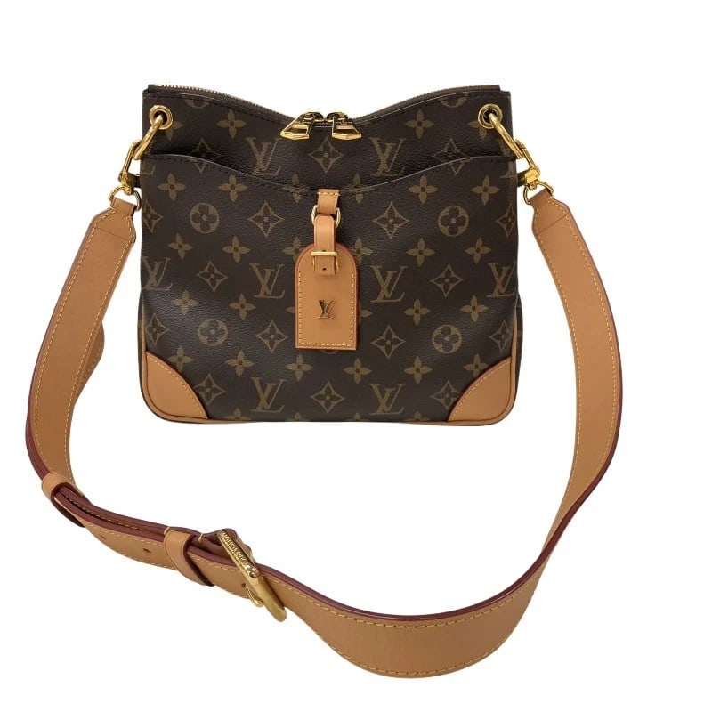 LOUIS VUITTON ODEON NM PM SHOULDER BAG: LOUIS VUITTON Odeon NM PM Shoulder Bag Brand: LOUIS VUITTON Type: Shoulder Bag Material: Monogram canvas Color: Brown Size: W10.2 x H8.7x D3.1inch Shoulder:35.4inch Accessories: None