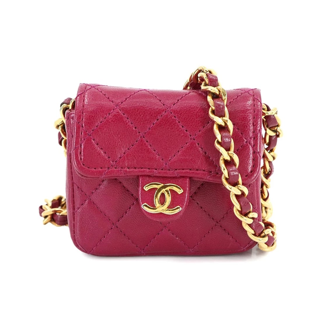 CHANEL MINIMINI MATELASSE CHAIN SHOULDER BAG (1 of 5)