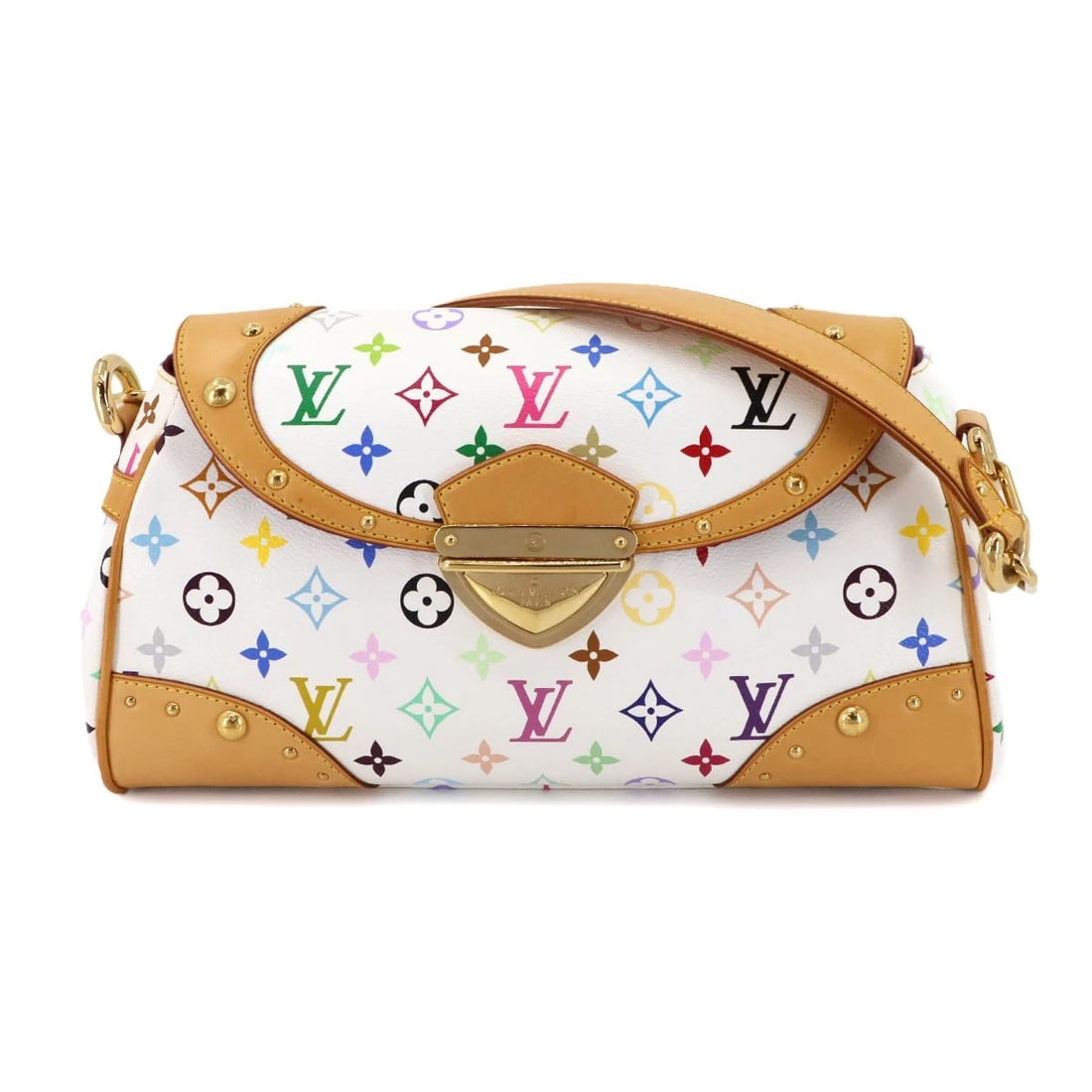 LOUIS VUITTON MONOGRAM MULTICOLOR BEVERLY MM SHOULDER BAG (1 of 7)