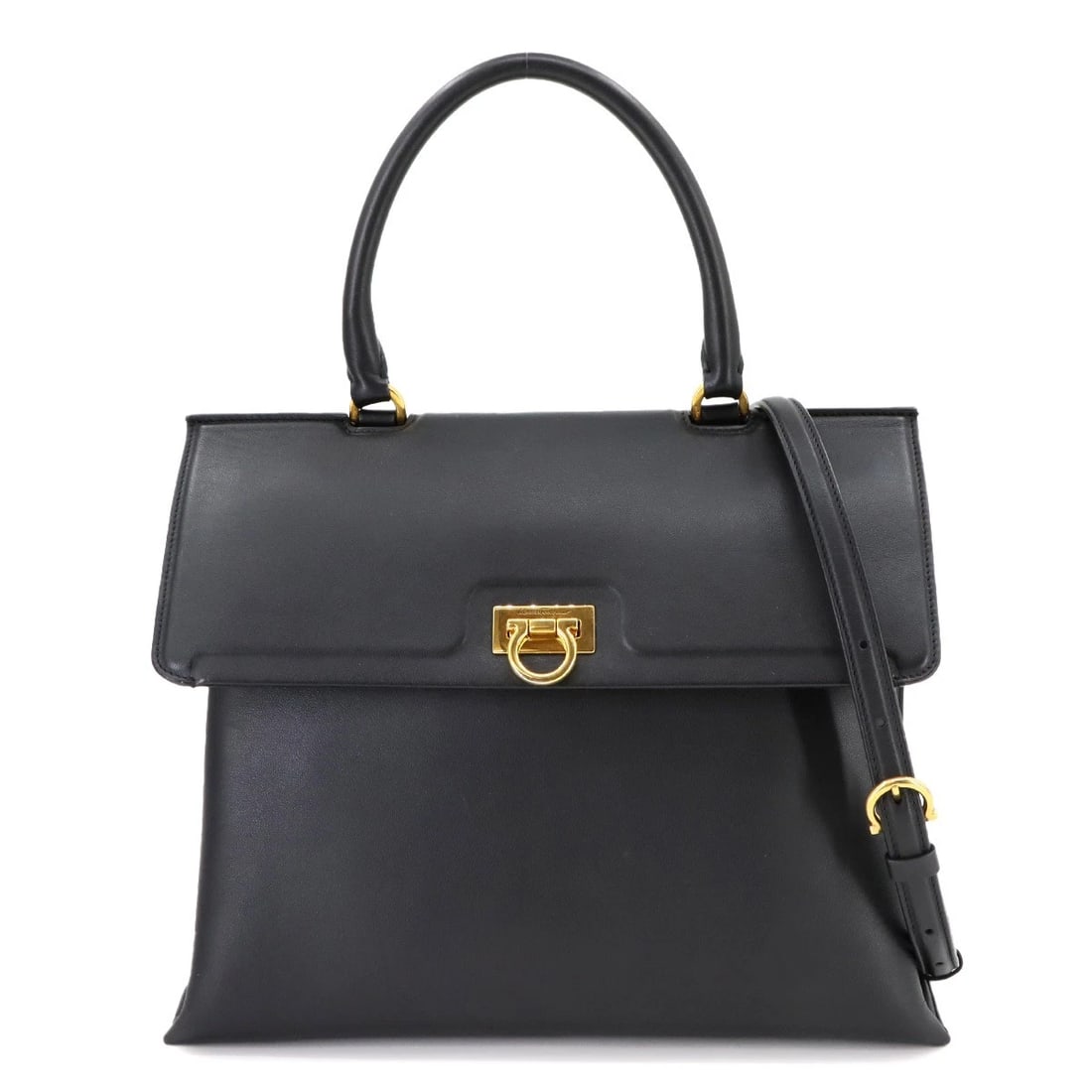 SALVATORE FERRAGAMO GANCINI HAND SHOULDER BAG (1 of 7)