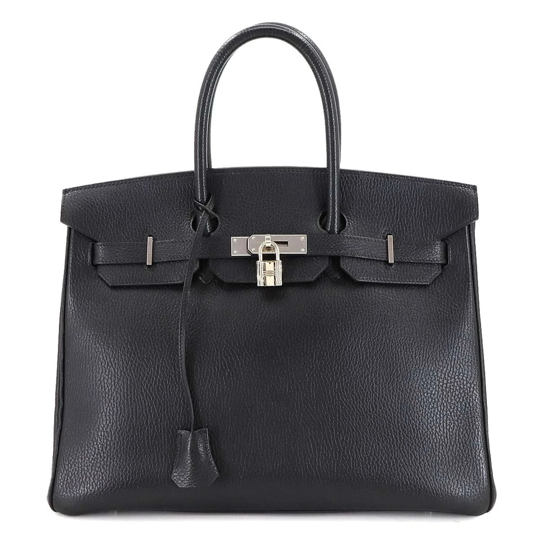 HERMES BIRKIN 35 ARDENNES LEATHER BLACK HAND BAG (1 of 9)
