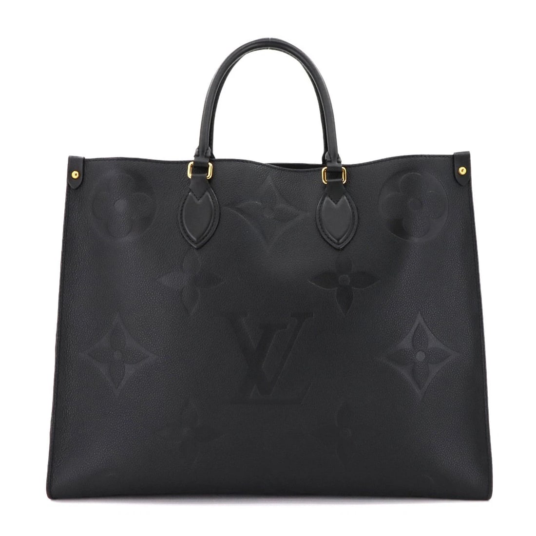 LOUIS VUITTON MONOGRAM EMPRIENTE ONTHEGO GM TOTE SHOULDER BAG: LOUIS VUITTON MONOGRAM EMPRIENTE ONTHEGO GM TOTE SHOULDER BAG Brand: LOUIS VUITTON Type: Tote Bag / Shoulder Bag Material: Monogram Empriente Leather Color: Black Size: W 16.14 inch, H 12.40 inch,