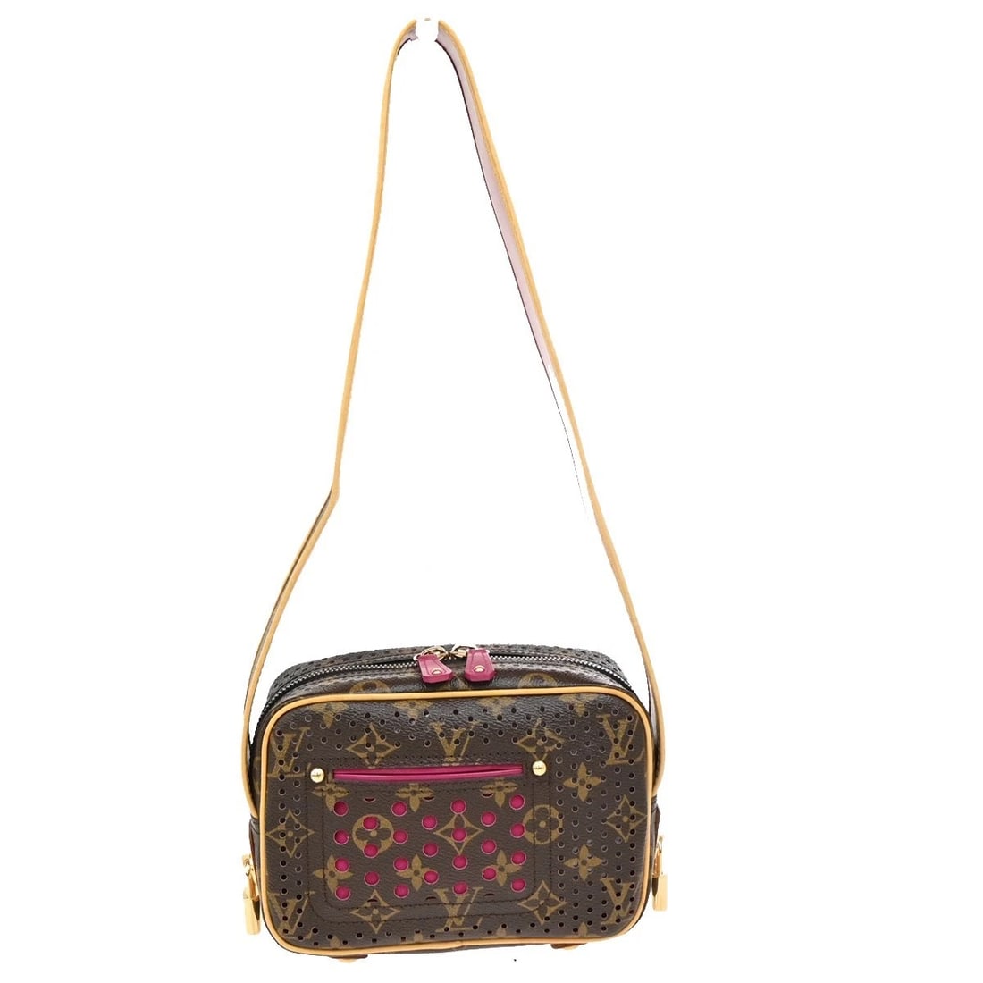 LOUIS VUITTON MINI TROCADERO SHOULDER BAG MONOGRAM PERFO LEATHER (1 of 9)