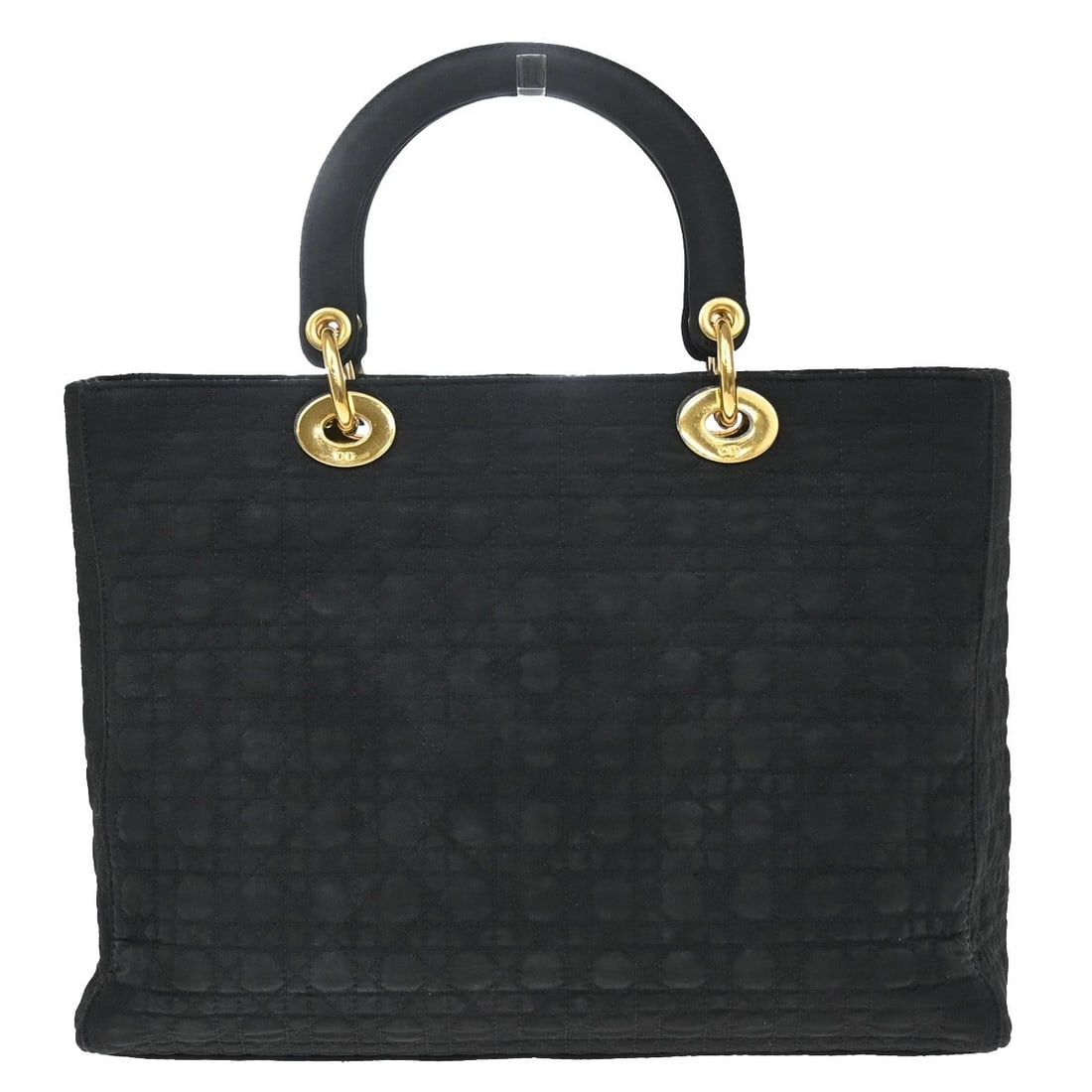 CHRISTIAN DIOR LADY CANNAGE TOTE HAND BAG NYLON (1 of 11)
