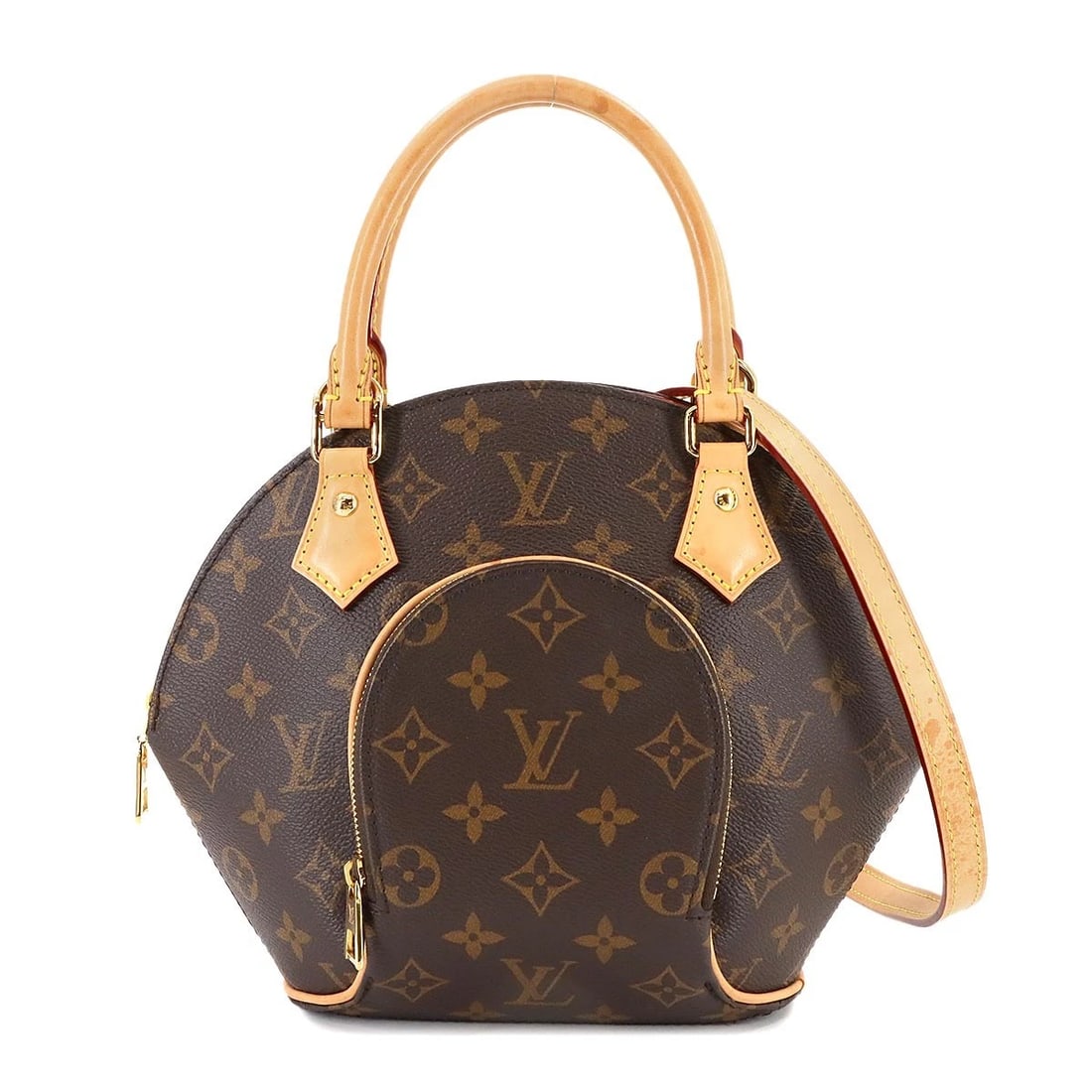 LOUIS VUITTON MONOGRAM ELLIPSE PM HAND SHOULDER BAG: LOUIS VUITTON MONOGRAM ELLIPSE PM HAND SHOULDER BAG Brand: LOUIS VUITTON Type: Hand Bag / Shoulder Bag Material: Monogram Canvas Color: Monogram Size: W 11.02 inch, H 8.46 inch, D 3.94 inch Should