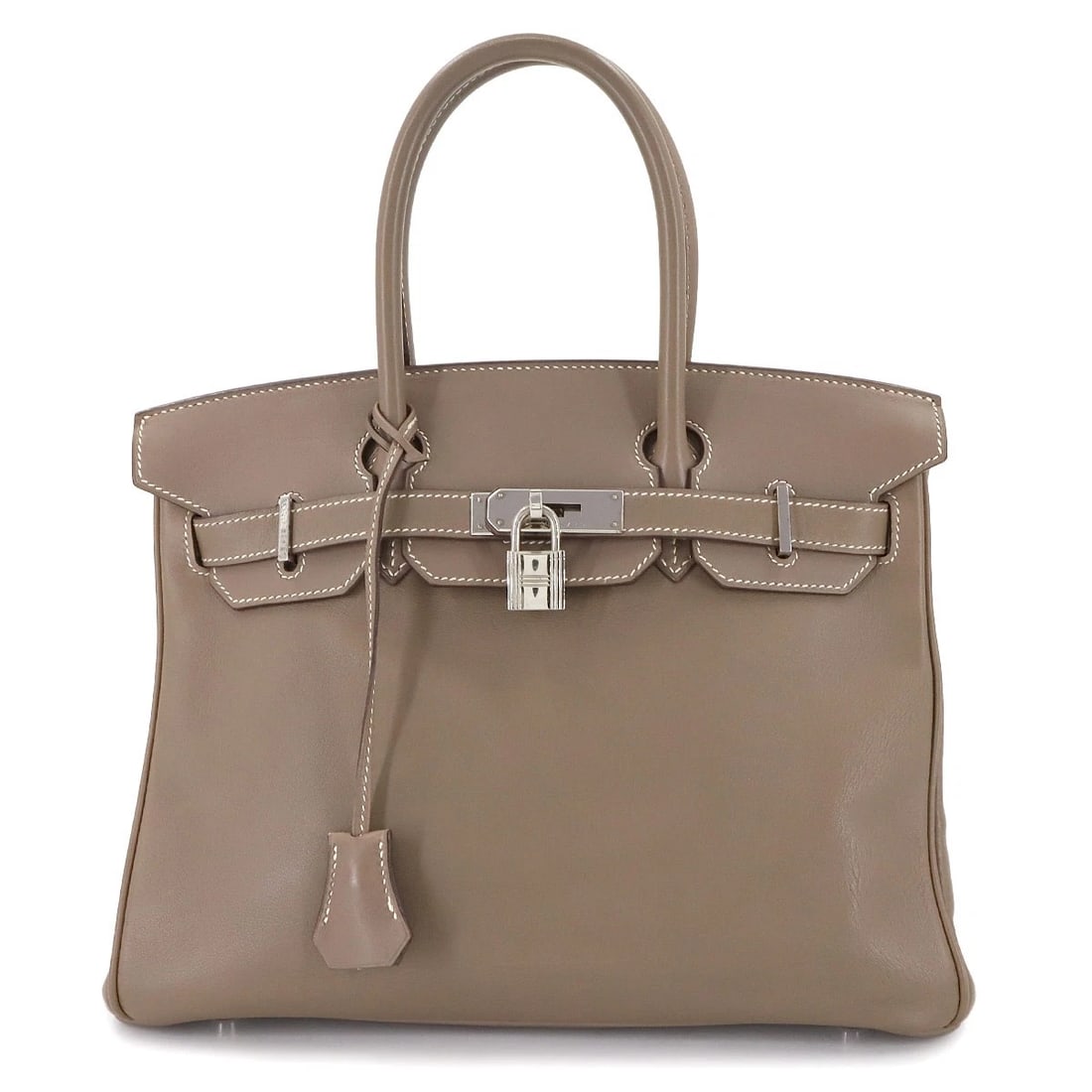 HERMES BIRKIN 30 HAND BAG SWIFT ETOUPE PURSE (1 of 9)